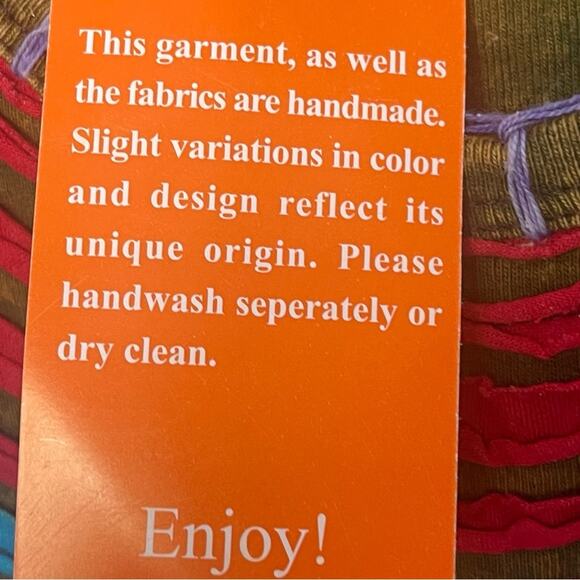 KPC 100% Cotton Embroidered 90's Y2K Patchwork Dress, Boho Hippie Free Spirit M - Picture 6 of 7